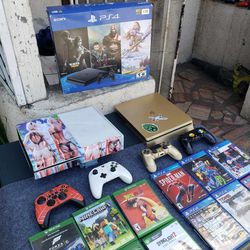 Gold PS4 Slim Combo $300! All... Xbox One 500GB Combo $300! All.. each Combo $300! Great games no Wack As Games