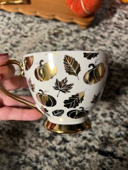 Fall coffee cup