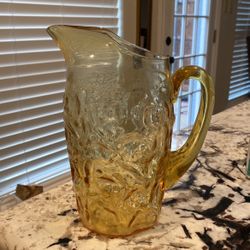 Vintage Glass Pitcher
