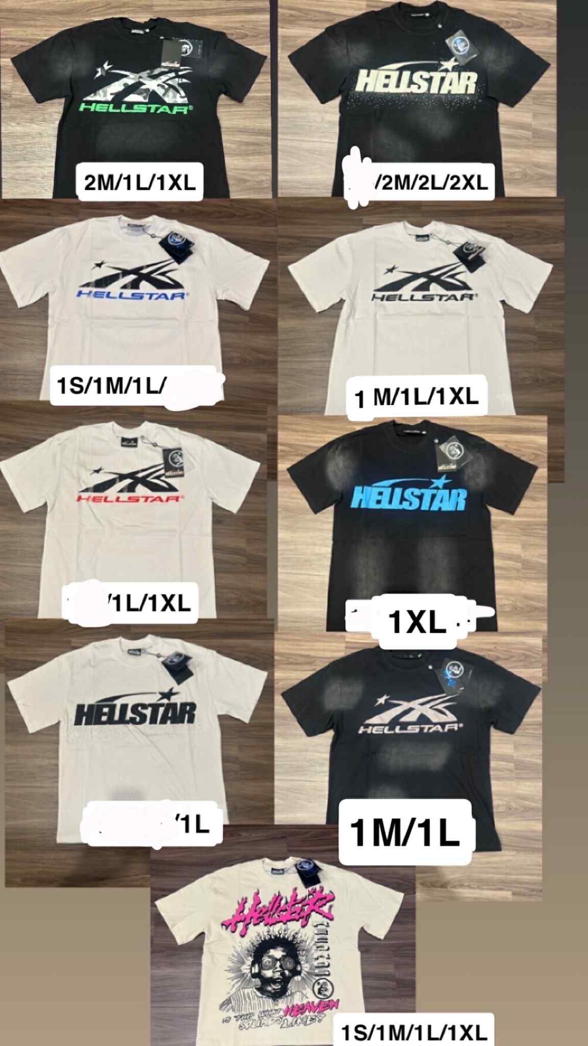 Sp5der Hoodies, Denim Tears Hoodies, Hell Star Tees,Eric Emanuel Shorts