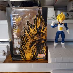Demoniacal Fit Vegata Bitter Awakening Super Saiyan Dragon Ball Z DBZ Action Figure Complete Displayed 