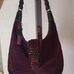 Coach Purse Soho Hampton Suede 