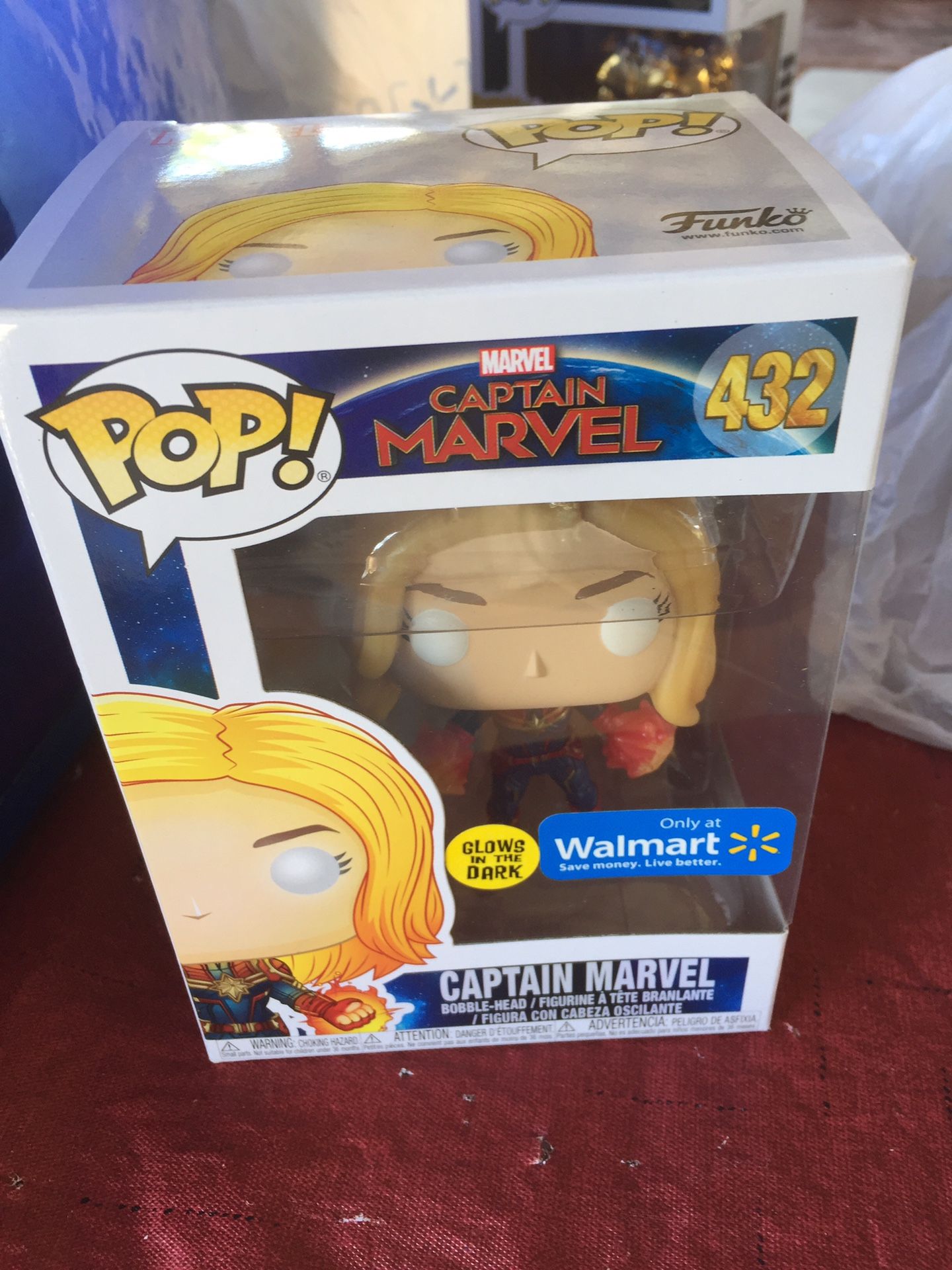FUNKO POP CAPTAIN MARVEL #432.NEW!