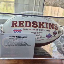 Doug Williams Authenticated Signed Football