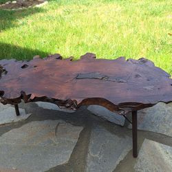 Wood Burl Table