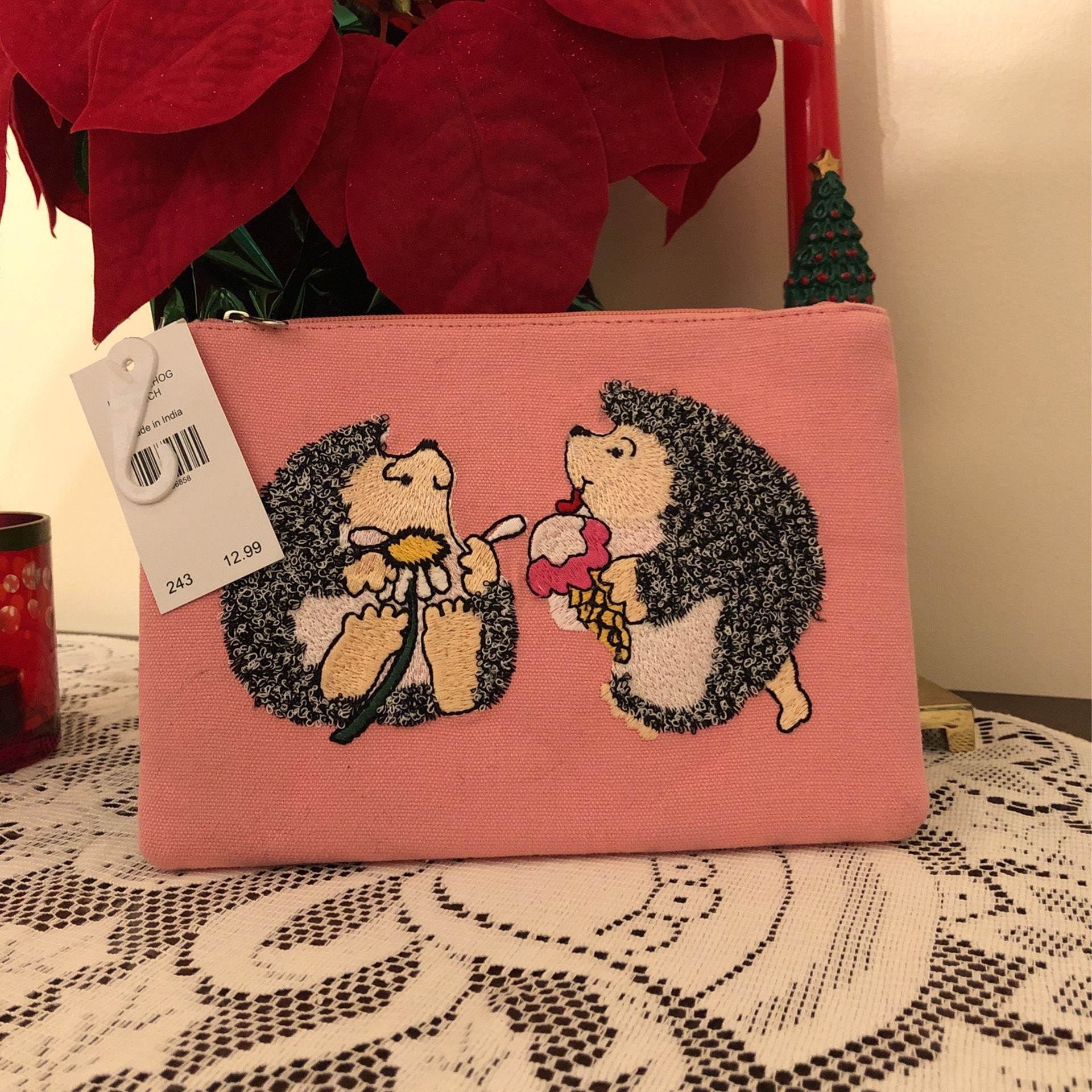 Adorable Hedgehog Wristlet