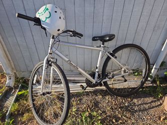 Bicycle and Helmet ($75 obo)