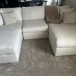 3 Seat Sofa With Chaise And ottoman
