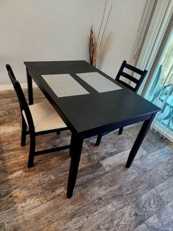 Ikea table and 2 chair