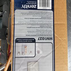 Unopened bathroom accessories