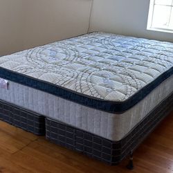 Queen Size Mattress Pillow Top 12" Thick 