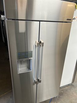 Dacor 42” Stainless Steel Side-by-Side Refrigerator