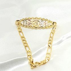 14k Gold Plated 7 Power Bracelet For Women 