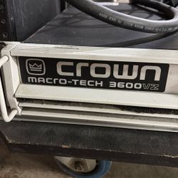 Crown Macro-tech 3600vz