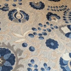Indoor Outdoor Rug - 7ft 10in x 10ft 6inch