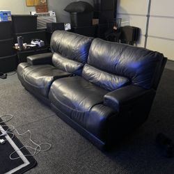 Leather Powered Recycling Sofa 