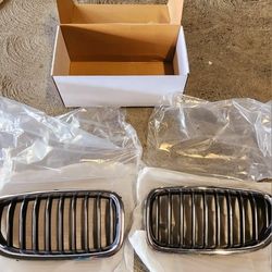 Chrome OEM/ORIGINAL F10 Grill, Front Bumper Grille 2010-2016 BMW 5 Series F10 F11 M5 528i 535i 550