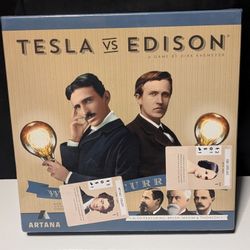 Tesla vs Edison Board Game War of Currents Strategy Game Factory Sealed