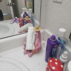 Bathroom Decor FLAMINGOS