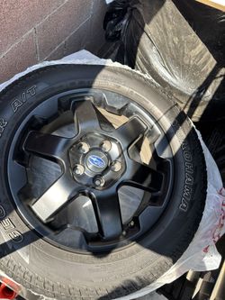 Subaru Wilderness Matte Black Wheel