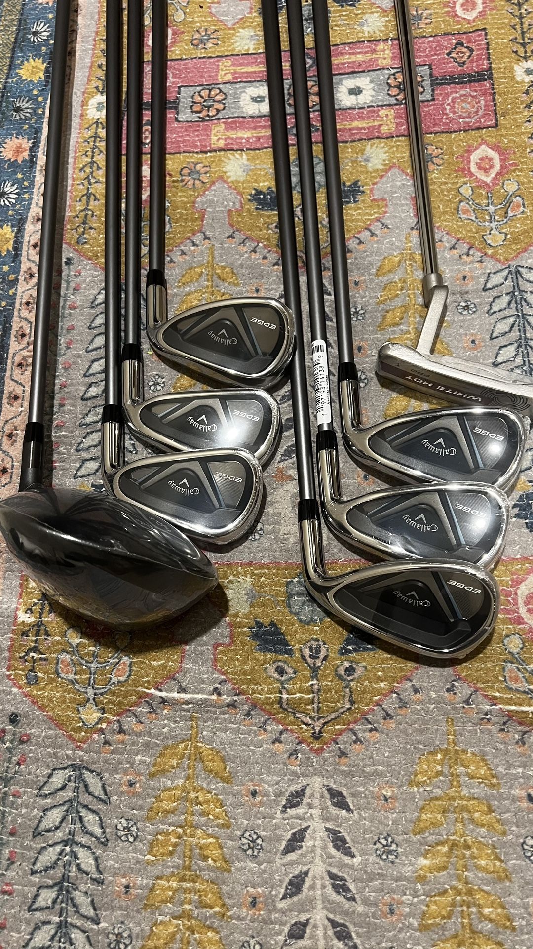 Callaway Edge Irons Set, PW, SW, Driver, Putter New In Plastic
