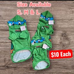 Ninja Turle Sweatshirt For Dogs & Cats