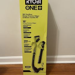 Ryobi 18V Cordless String Trimmer/Edger & Blower Combo Kit