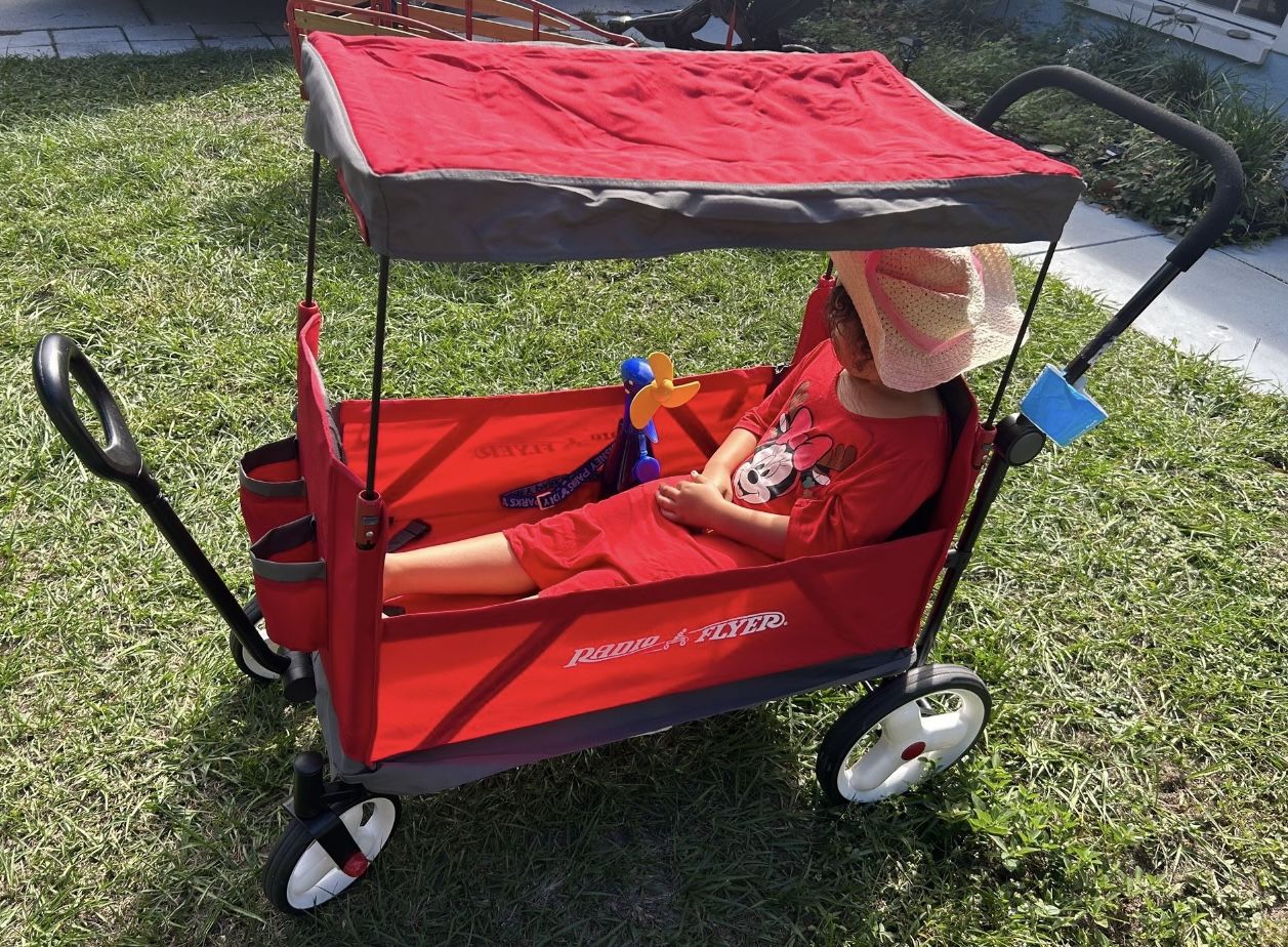 Radio Flyer Convertible Stroller  'N Wagon
