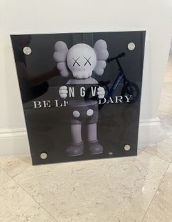 KAWS Wall Art Glass