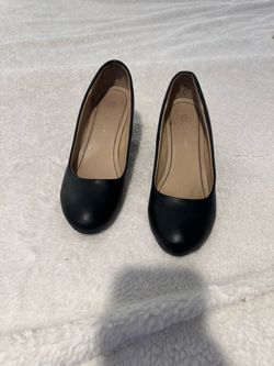 black wedges Chinese Laundry