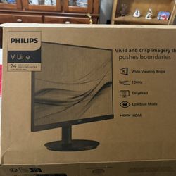 Philips V Line 24” LCD Monitor.  Brand New.  Never Been Used.