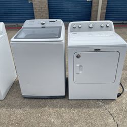 Mix And Match Samsung Top Load Washer And Electric Dryer Maytag In A Good Working Condition 
