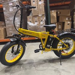 Folding electric bicycle