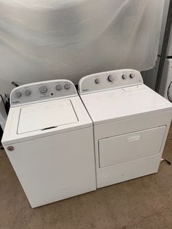 Whirlpool washer and dryer gas laundry set