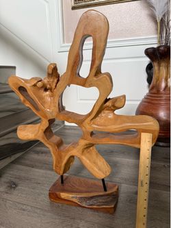 Art Deco on Wood Stand