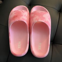 PINK Tie Dye Sandals