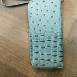 Ostrich Look Wallet/Wristlet