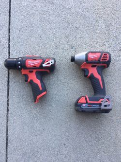 Milwaukee impact and drill