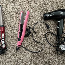 Hair Tools - Hair Dryer, Hair Straightener, Hair Curler Wand
