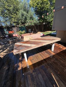Backyard table