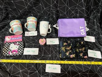 HK Coin Bag, Chococat Lunch Box, Mugs, HK Towel Pocket 🏷️