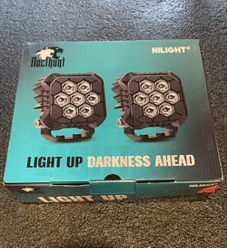 Nilight 3.8” LED Light Pods – Spot Fog Work Driving Lights w/ Harness, 2PCS