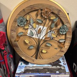 Wooden Flower Wall Art