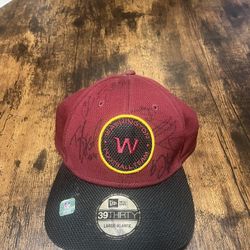 Commanders Signed Hat 