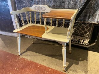 ETHAN ALLEN French Provincial Gossip Bench