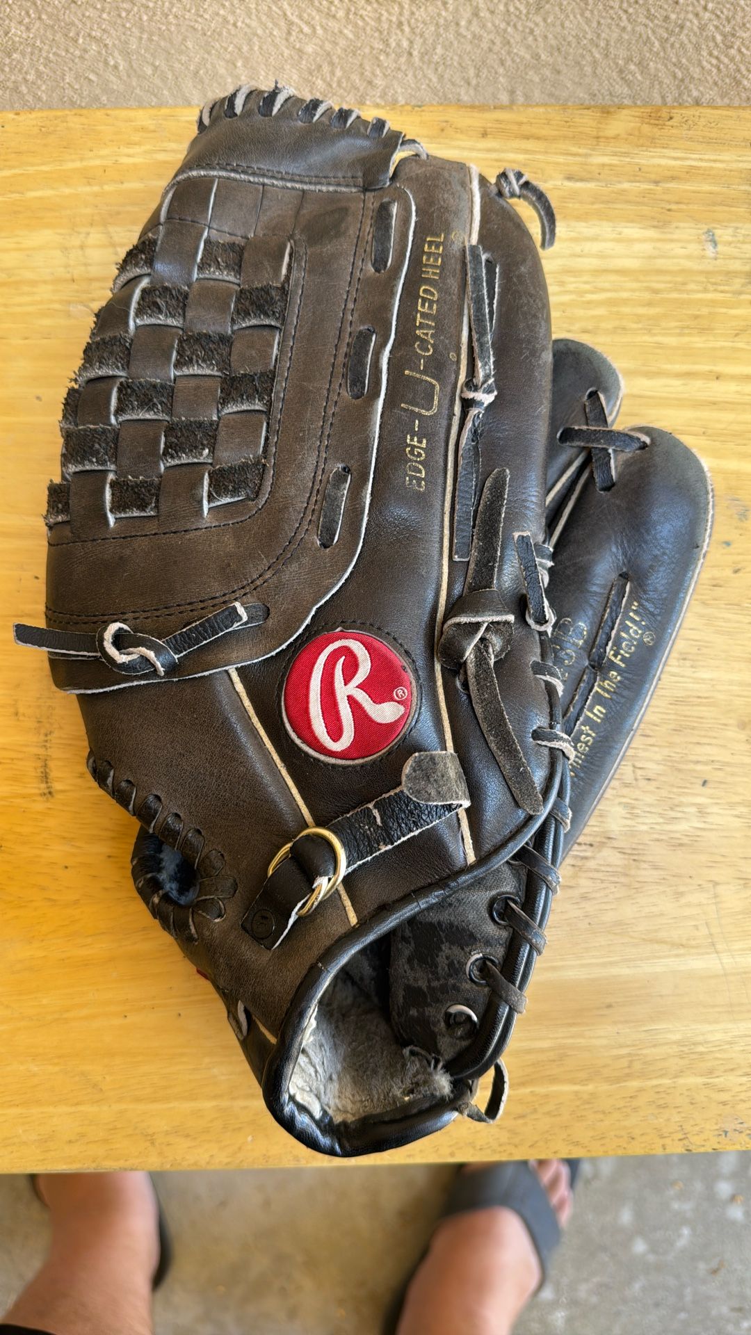 Rawlings The Mark Of A Pro Baseball Softball Glove 13” Black RGB 43B RHT