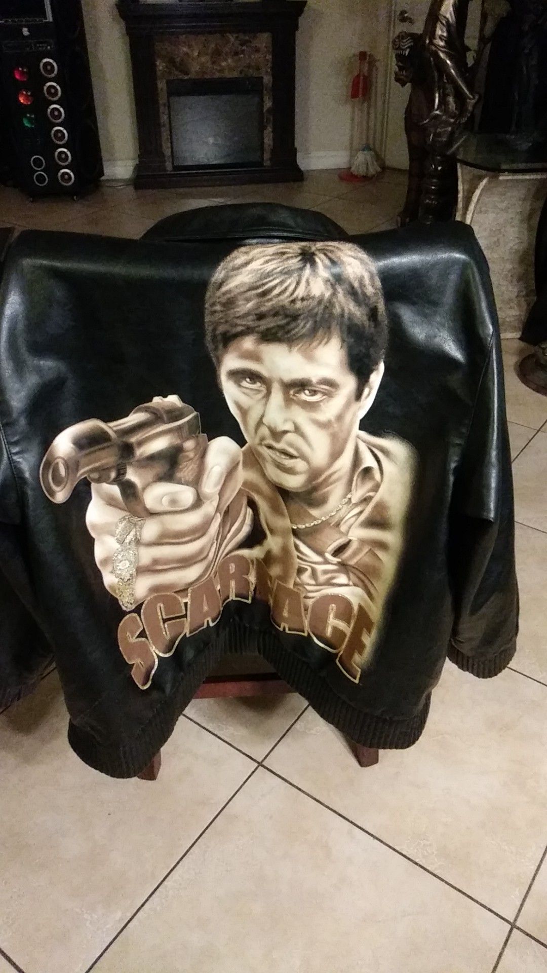 Scarface leather jacket 2XL