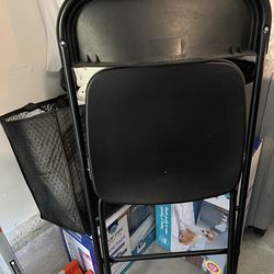 Folding Chairs, Heavy-Duty Plastic Foldable Chairs with Sturdy Metal Frame, 350 lbs Capacity, Stackable Portable for Weddings, Parties, Office, Indoor