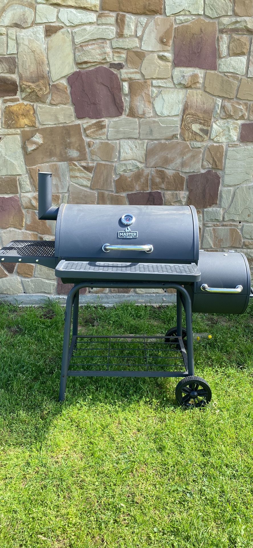 Master Forge Charcoal Grill Smoker-FIRM
