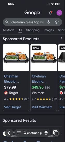 Chefman warming tray